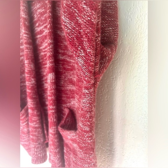 Urban Outfitters Red Marled Open Cardigan XS Cozy Knit Sweater - Picture 8 of 10
